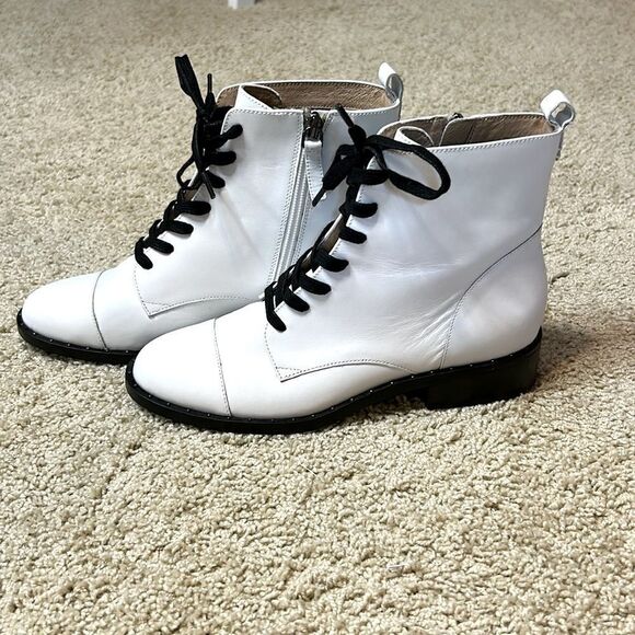 Halogen Layla Joy‎ White Ankle bootie size women’s 7 - Picture 1 of 8